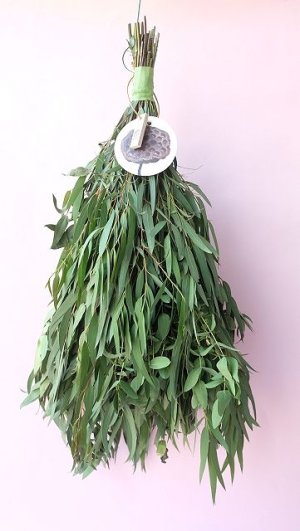 画像1: Dry plants for decor ユーカリパルブラシンプルスワッグ